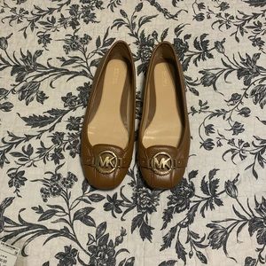 Michael Kors Brown Leather Loafer Size 8